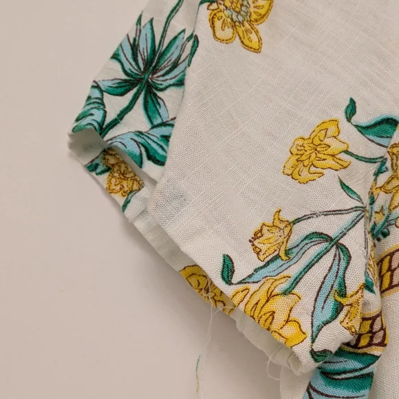 Draper James Blue Sundress with Flutter Cap Sleeves - Picture 2 of 10